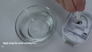 No matter the size or capacity of your HoMedics humidifier, cleaning any type is the same. Make a 50/50 mix of distilled water and white vinegar. Dampen a brush or cloth with the mixture and lightly wipe the base of the unit in and around the ultrasonic nebulizer. Finally, wipe dry. Repeat every 2-3 weeks. Easy peasy! *This video shows how to clean the HoMedics TotalComfort Portable Humidifier, but the steps can be applied to all of our humidifiers. | Homedics