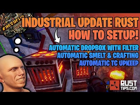 Rust | 🏭 Industrial Update | Automatic Dropbox, Smelting & Crafting, and fill TC