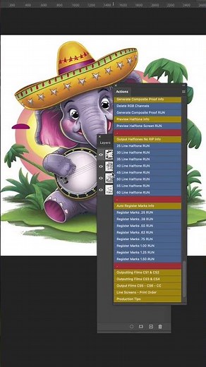 4 color process separation for screen printing #screenprintingtips #adobephotoshop