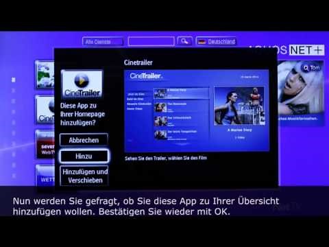 Sharp AQUOS LCD AQUOS-NET+ Anleitung und Funktionsbeschreibung