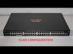 Aruba Switch VLAN Configuration