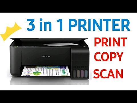How to Print, Scan and Copy Using Epson L3210 Ecotank Printer | Best Printer!