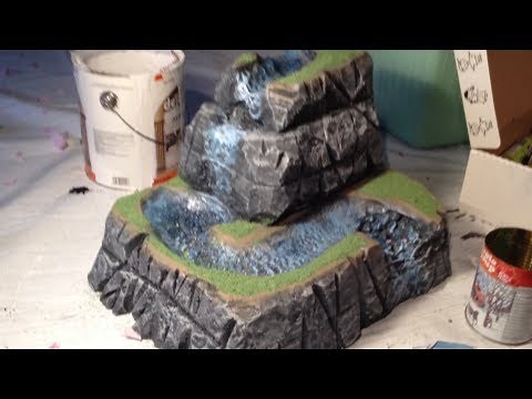 How to make a realistic waterfall model