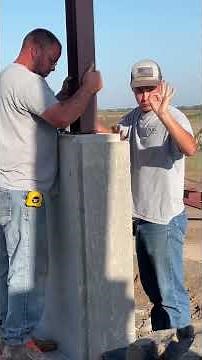 Putting up a steel building | ASMR