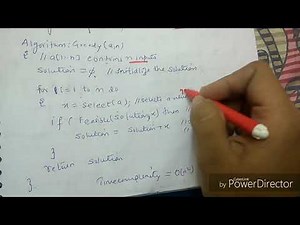 Greedy strategy for algorithm designing-lecture28/ADA