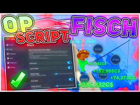 NEW FISCH Script Hack [FASTEST AUTO FARM, INSTANT SHAKE, TELEPORT, AUTO SELL & MORE!] + *PASTEBIN*