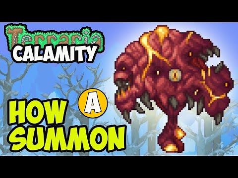Terraria Calamity Mod How To Summon THE PERFORATORS BOSS (EASY) (2 WAYS)