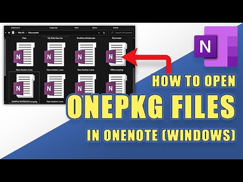 OneNote - How to Open .ONEPKG Files in Windows (easily!)