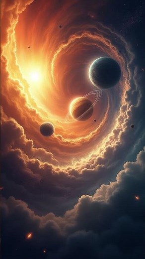 Solar system formation according to nebular theory!