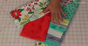 “Half a Log Cabin Quilt” Means It Takes Half The Time To Make! (VIDEO)