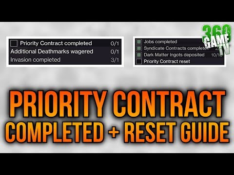 Priority Contract Completed + Reset Guide - Territory War Begins Step 11 + 14 Tutorial - Destiny 2