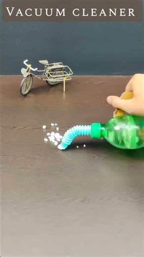 Home made Vaccum cleaner - School Science Project #shorts #scienceexperiment