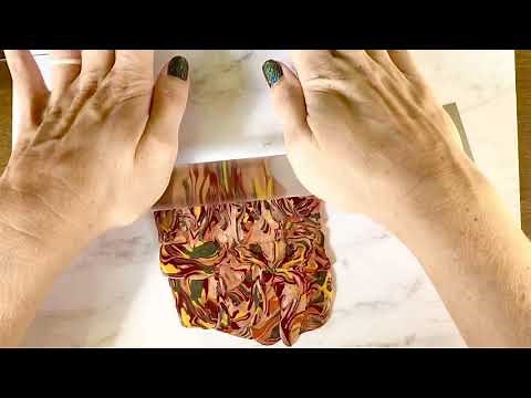 NEW Polymer Clay Marbling Technique