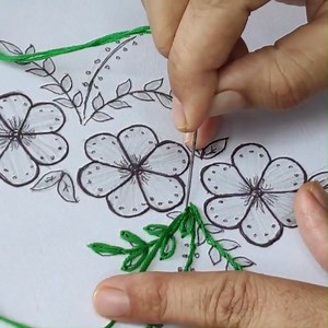 10K views · 153 reactions | Amazing Handmade Embroidery 3D Flower Tutorial #embroidery #trending #design #needlework | Embroidery Skills ideas | Facebook