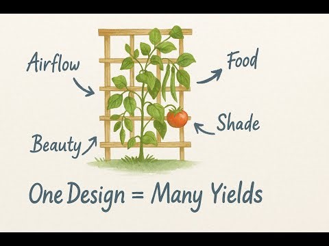 Vertical Gardening Benefits 🌿 | Permaculture Stacking Functions Explained