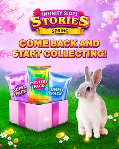 1.5K views · 165 reactions | Hey-Hey!  Collect Free Coins now ➡ https://bit.ly/3rZua88 Hurry to try the newest "Infinity Slot Stories Spring" and feel that spring is in the air  Take part in our bright and sunny events!☀Complete the challenges and get unbelievable rewards! | Infinity Slots | Facebook