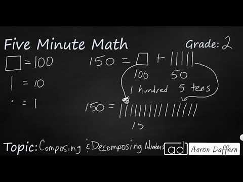 2nd Grade Math Composing and Decomposing Numbers