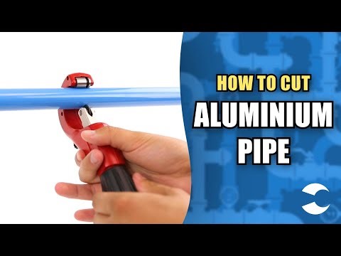 How to cut aluminum pipe using Nerrad tube cutter | Tighten, Rotate, Cut, Deburr