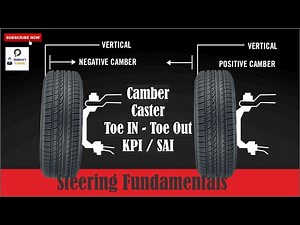 Steering Fundamentals : Camber, Caster, Toe-in / Toe Out, KPI/SAI