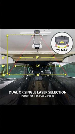 🚗 Park Perfect Every Time! Fosmon Dual Laser Garage Guide Review