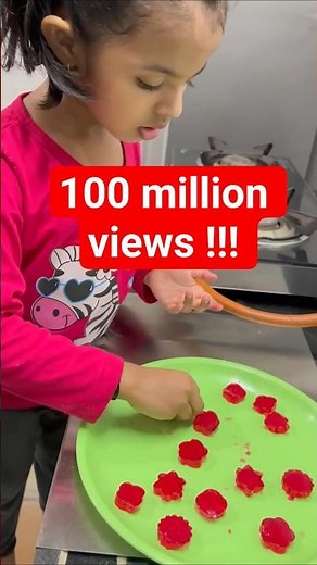 100 million views!!! How to make Delicious jelly #shorts