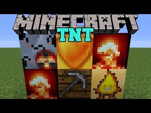 Minecraft: TNT MOD (NUKE, FIRE BOMB, SCATTER BOMB, & NAPALM) Mod Showcase