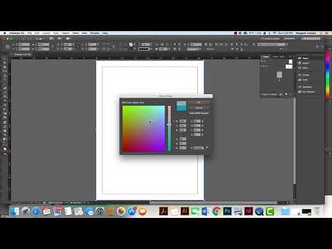 How to Add a Color Background to your InDesign Project