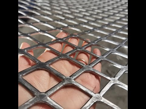 How Flattened Expanded Metal Mesh Made