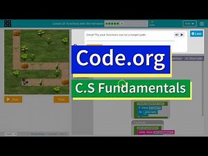 Code.org Express Lesson 21.5 Functions with Harvester | Answers Explained | Course E Lesson 14.5