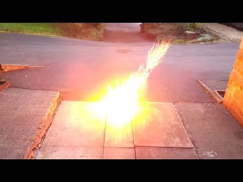 Exploding Lithium Battery