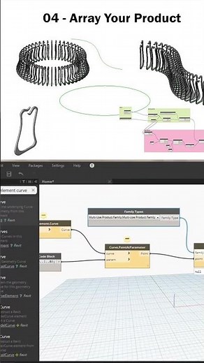 How to Parametrically Array Revit Families Using Dynamo 🧠 #KLED