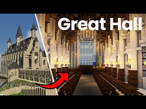 Minecraft Hogwarts Great Hall Tutorial!