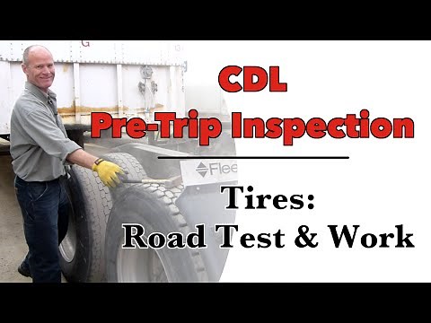 How to Inspect Tires to Pass Your CDL Pre-trip Inspection TEST