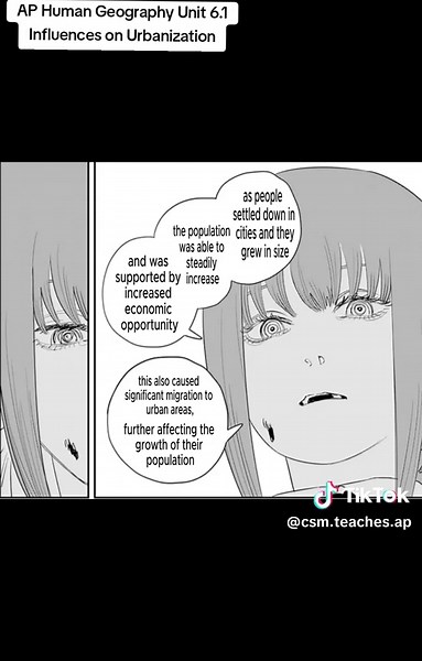 Influences on Urbanization in AP Human Geography