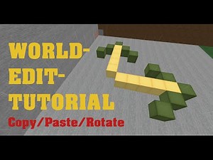 WorldEdit Copy/Paste/Rotate [Tutorial] kopieren, einfügen und drehen