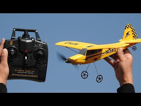 Volantex Sport Cub S2 3 Channel RC Airplane Unbox and Test
