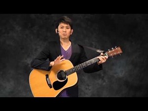 立って弾く場合のストラップの理想的な位置｜できる ゼロからはじめるギター超入門