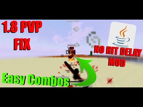 REMOVE CLICK DELAY IN 1.8.9 (NO HIT DELAY MOD)