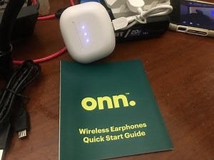 Let's read the manual Onn Groove Wireless Earphones with active noise canceling Ambient sound test