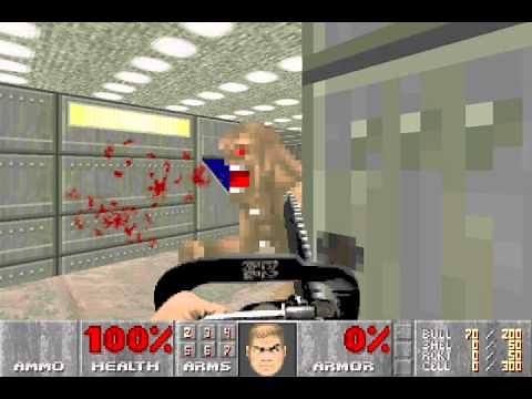 Doom II (100%) Walkthrough (Map01: Entryway)