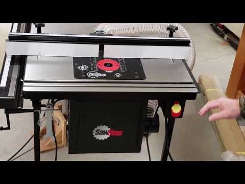 SawStop Router Table and Lift Overview