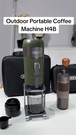 Outdoor Portable Coffee Machine H4B #portablecoffeemaker #portablecoffeemachine #hibrew #hibrewcoffeemaker #hibrewcoffeemachine #dolcegusto #nescafe #capsules
