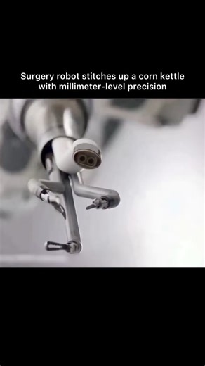 Steller Sphere on Instagram: "Sony’s Microsurgery Assistance Robot recently demonstrated its extreme precision by performing surgery on a single corn kernel. The demonstration involved the robot making a tiny slit in the kernel and then stitching it back together using 12 microscopic suture needles. Key Technical Feats • Super-Microsurgery: The robot is designed for "super-microsurgery," which involves operating on biological structures smaller than 1 millimeter, such as tiny blood vessels and n