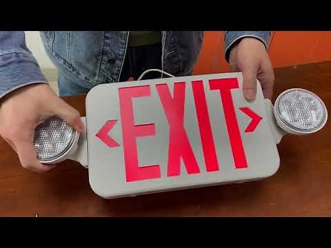 HOW TO INSTALL EXIT SIGN?