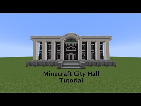 Minecraft City/Town Hall Tutorial