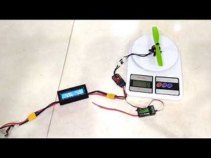 Brushless Motor Thrust, Current, Watts measurement - DIY RC Flying Hobby Tutorial