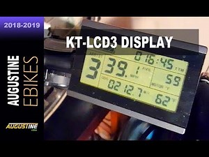 How to program the KT-LCD3 Electric Bike Computer. 20 E-bike functions