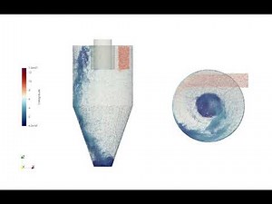 Cyclone Separator using DPMFoam | Lagrangian Particle Tracking | OpenFOAM Simulation