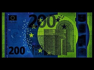 The Great Security Features of the NEW 200 EURO Banknote!