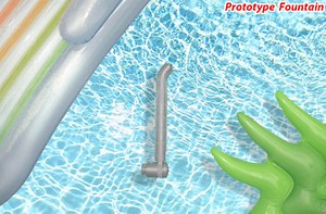 Pool Fountain 2nd Generation - Retains Working Pool Jet, While Adding Fountain Features to Your Pool - Made in The USA